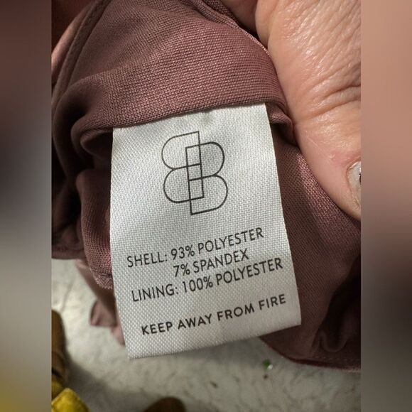 Baltic Born One Shoulder Velvet Maxi Dress L Rose Mauve Brown Long Formal Gown 1 - Picture 6 of 8